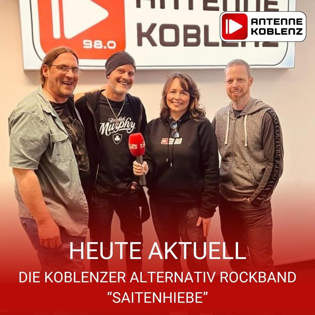 Neue Single Mauern neues Album Antenne-Koblenz.de Antenne koblenz Radio Saitenhiebe Radio Interview Rockband live Timo Krischer Bastian Helbach